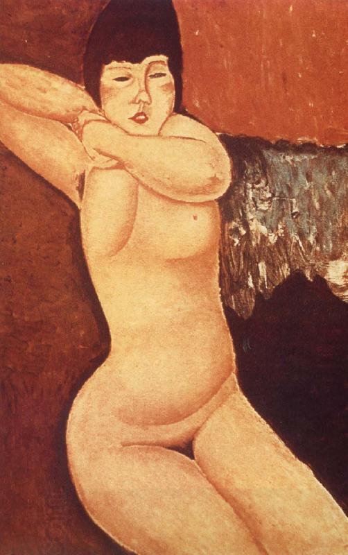 Amedeo Modigliani Reclining nude with Clasped Hand oil painting picture